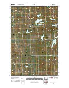 Woodhouse Lake 2011 topographic map thumbnail