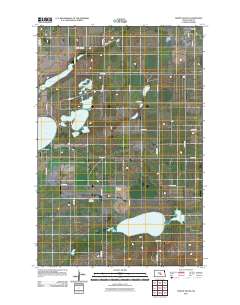 Tappen South 2011 topographic map thumbnail