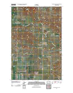 Sentinel Butte SE 2011 topographic map thumbnail