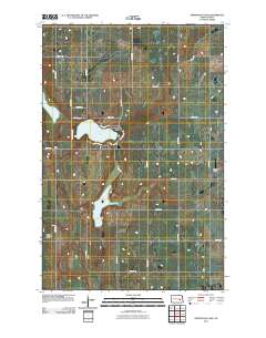 Spiritwood Lake 2011 topographic map thumbnail