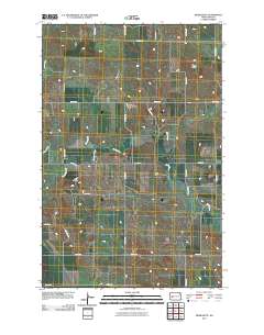 Ziner Butte 2011 topographic map thumbnail