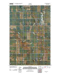 Sykeston 2011 topographic map thumbnail