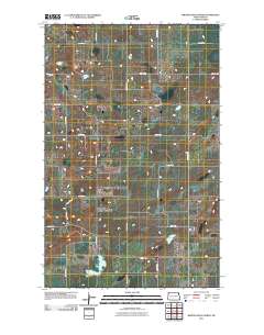 Writing Rock North 2011 topographic map thumbnail