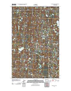 Westby Lake 2011 topographic map thumbnail