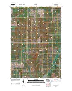 Schell Buttes SW 2011 topographic map thumbnail