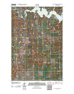 Lake Tschida West 2011 topographic map thumbnail