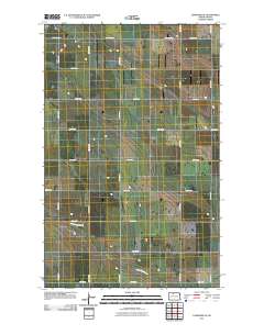Lansford SE 2011 topographic map thumbnail