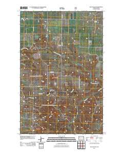 Blue Buttes 2011 topographic map thumbnail