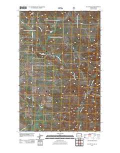 Blue Buttes SE 2011 topographic map thumbnail