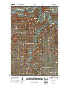 Deep Creek North 2011 topographic map thumbnail