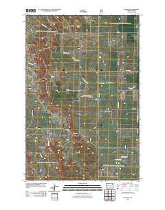 Fryburg 2011 topographic map thumbnail