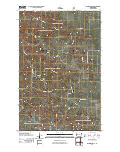 Buckskin Butte 2011 topographic map thumbnail