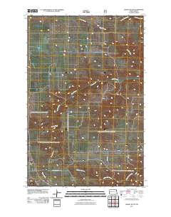 Grassy Butte 2011 topographic map thumbnail