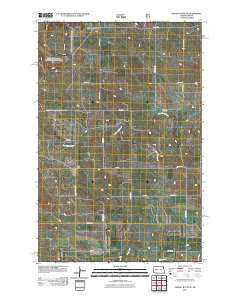 Grassy Butte SE 2011 topographic map thumbnail