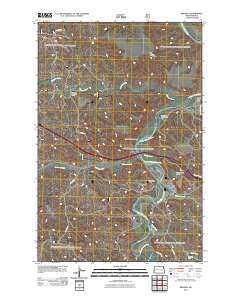 Medora 2011 topographic map thumbnail