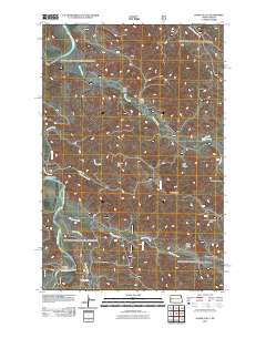 Hanks Gully 2011 topographic map thumbnail