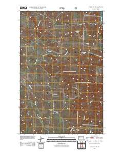Lone Butte NW 2011 topographic map thumbnail