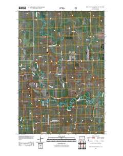 Pretty Rock Butte SE 2011 topographic map thumbnail