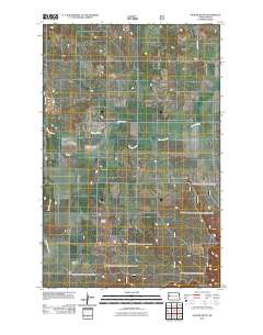 Stocke Butte 2011 topographic map thumbnail