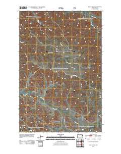 Wolf Coulee 2011 topographic map thumbnail