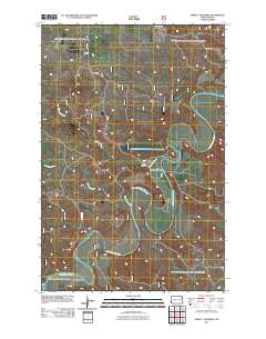 Three V Crossing 2011 topographic map thumbnail