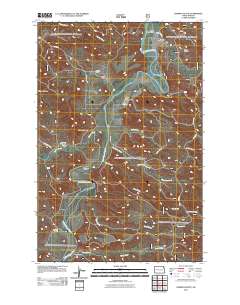 Chimney Butte 2011 topographic map thumbnail