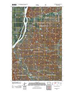 Cartwright 2011 topographic map thumbnail