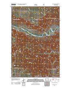Lone Butte 2011 topographic map thumbnail