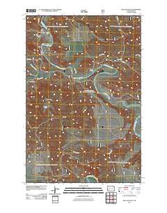 Bullion Butte 2011 topographic map thumbnail