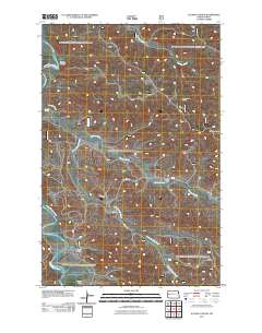 Ice Box Canyon 2011 topographic map thumbnail