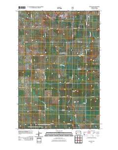 Daglum 2011 topographic map thumbnail