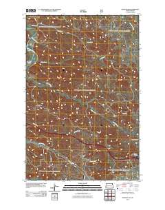 Fryburg NW 2011 topographic map thumbnail