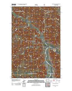Lone Butte NE 2011 topographic map thumbnail