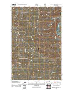 Roosevelt Creek West 2011 topographic map thumbnail