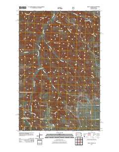 Petes Creek 2011 topographic map thumbnail