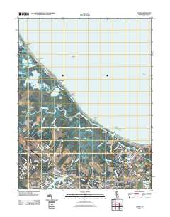 Lewes 2011 topographic map thumbnail
