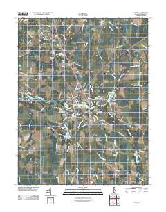 Laurel 2011 topographic map thumbnail