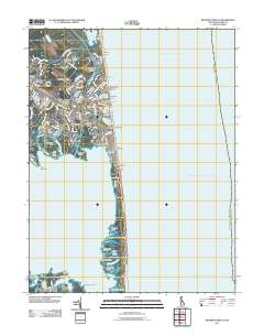 Rehoboth Beach 2011 topographic map thumbnail