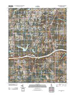 Saint Georges 2011 topographic map thumbnail