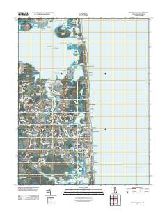 Bethany Beach 2011 topographic map thumbnail