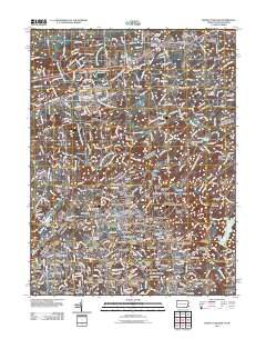 Kennett Square 2011 topographic map thumbnail