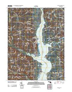 Benedict 2011 topographic map thumbnail