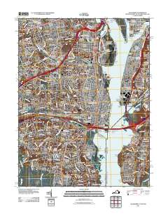 Alexandria 2011 topographic map thumbnail
