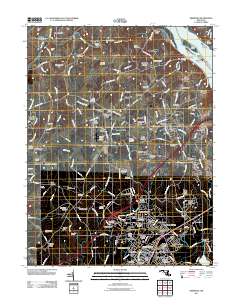 Aberdeen 2011 topographic map thumbnail