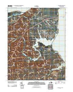 Dahlgren 2011 topographic map thumbnail