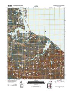 Colonial Beach South 2011 topographic map thumbnail