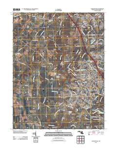 Germantown 2011 topographic map thumbnail