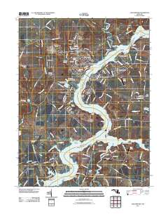 Chestertown 2011 topographic map thumbnail