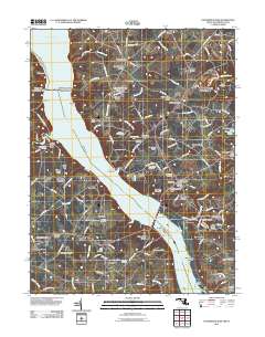 Conowingo Dam 2011 topographic map thumbnail