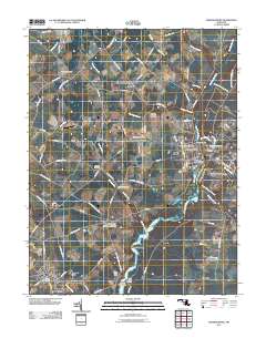 Federalsburg 2011 topographic map thumbnail